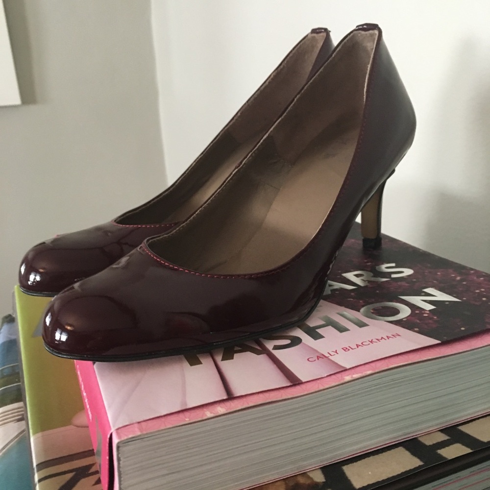 Parisian patent leather heels